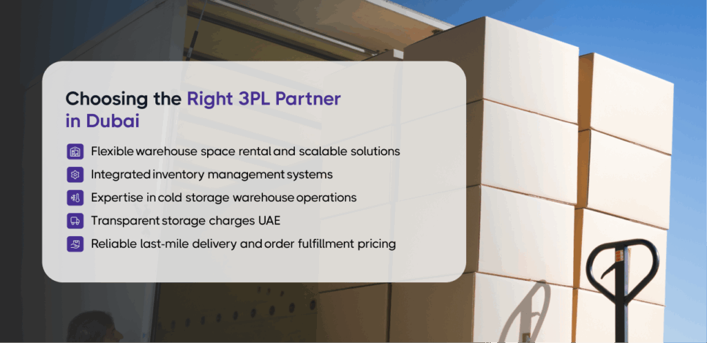 Choosing the right 3PL Partner