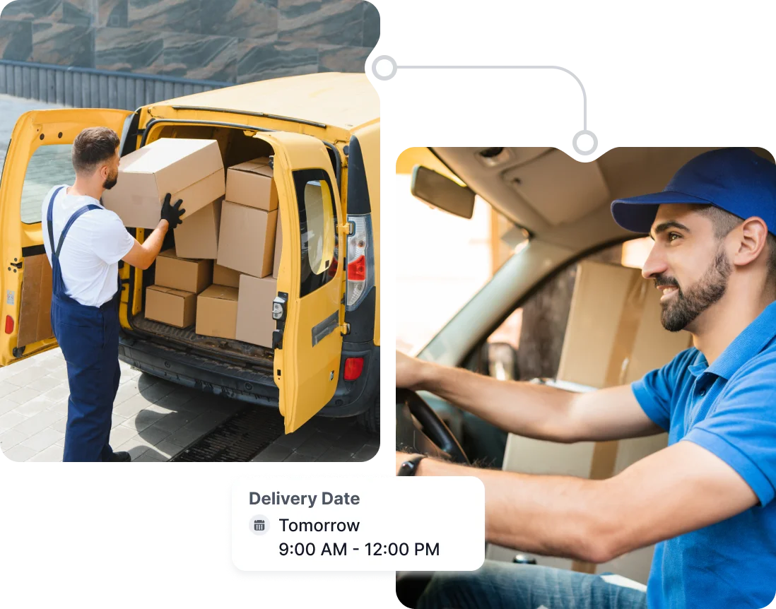 eShipper UAE last-mile delivery driver in the UAE