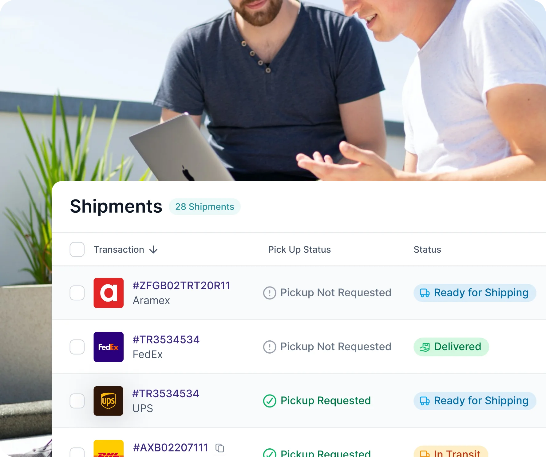 eShipper shipping automation dashboard screenshot