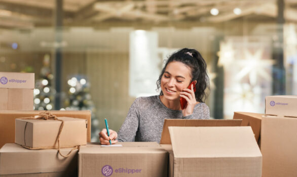 Courier Delivering Holiday Parcels Across Uae