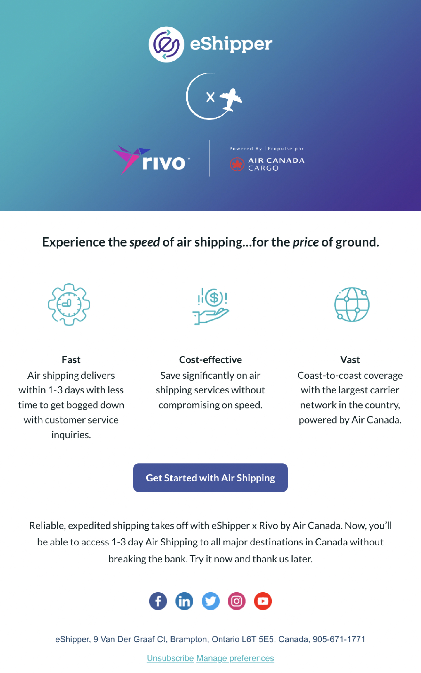 Product-Recommendation-Email eShipper