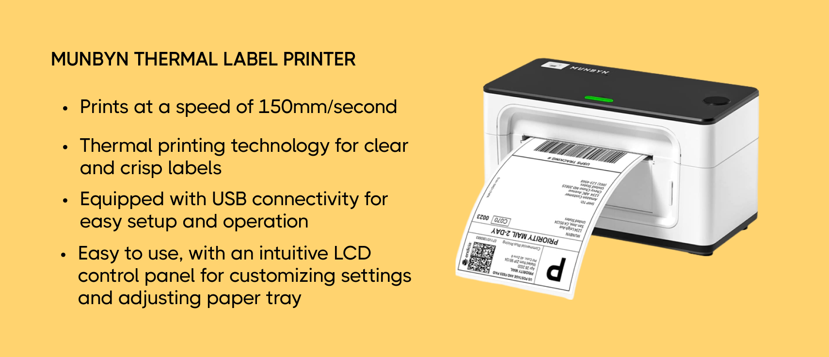 The Munbyn Thermal Label Printer