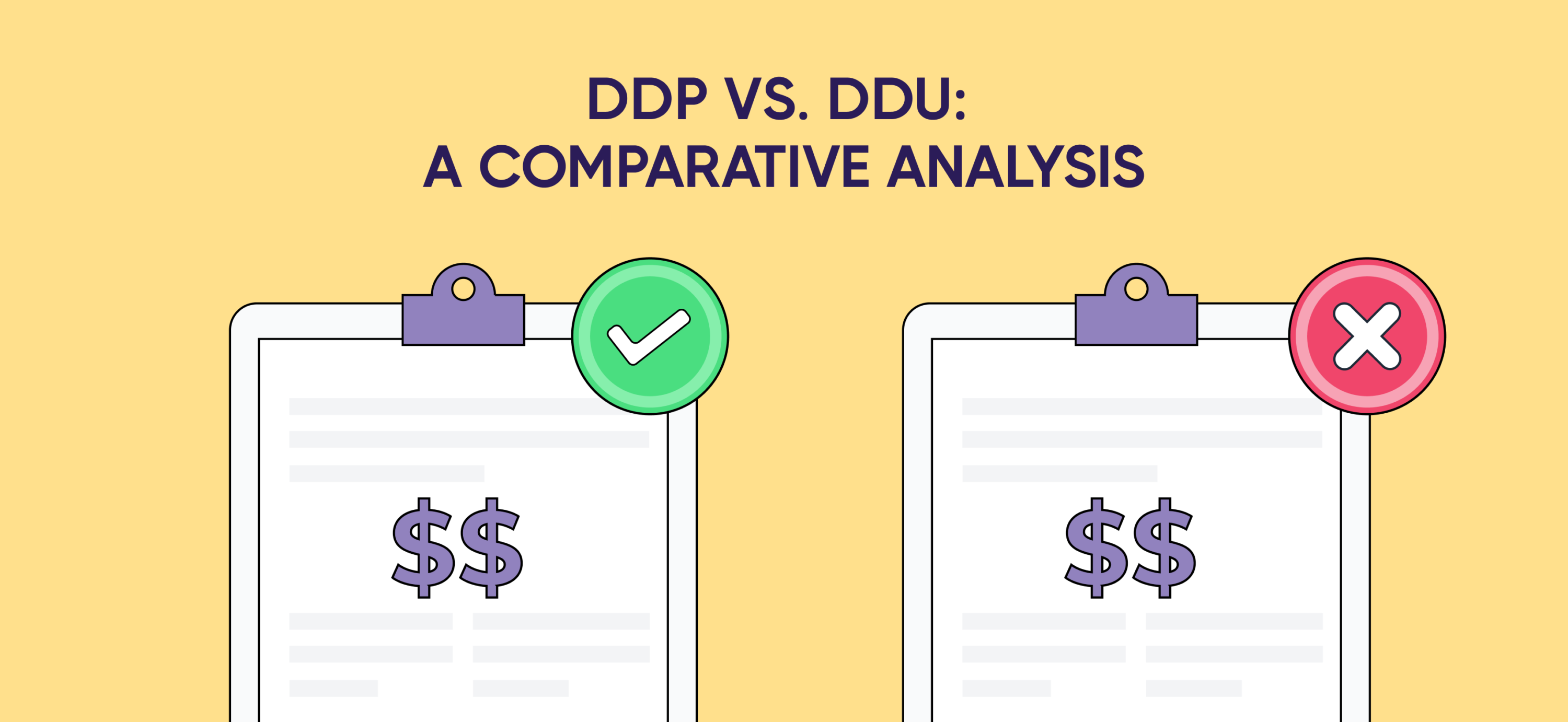 DDP (Delivered Duty Paid) Vs DDU (Delivered Duty Unpaid),