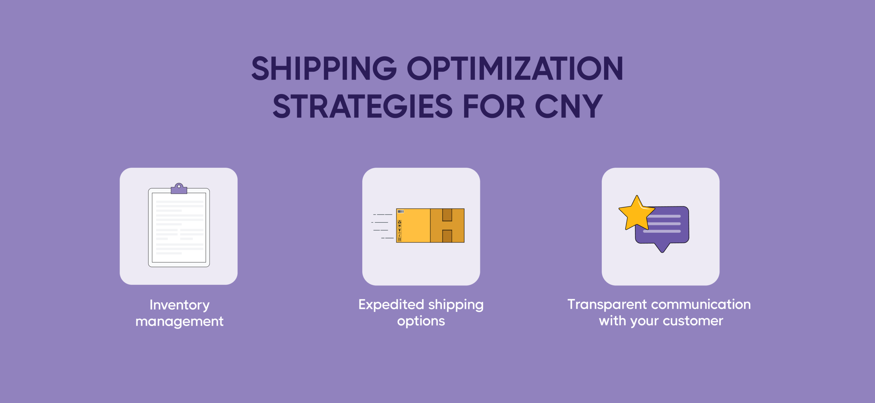 Shipping Optimization Strategies