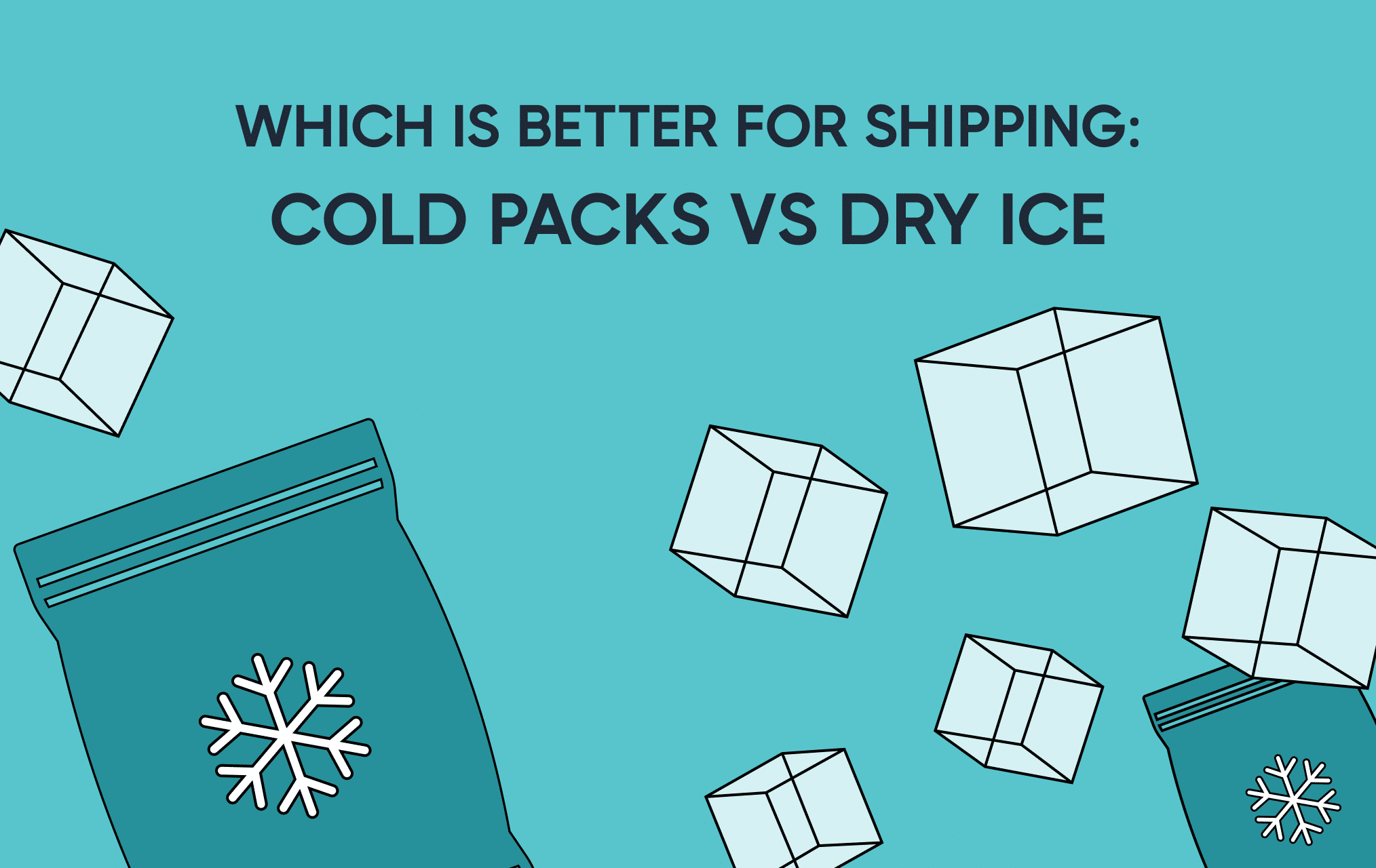 Cold Packs vs. Dry Ice Which is Better for Shipping Frozen Goods 