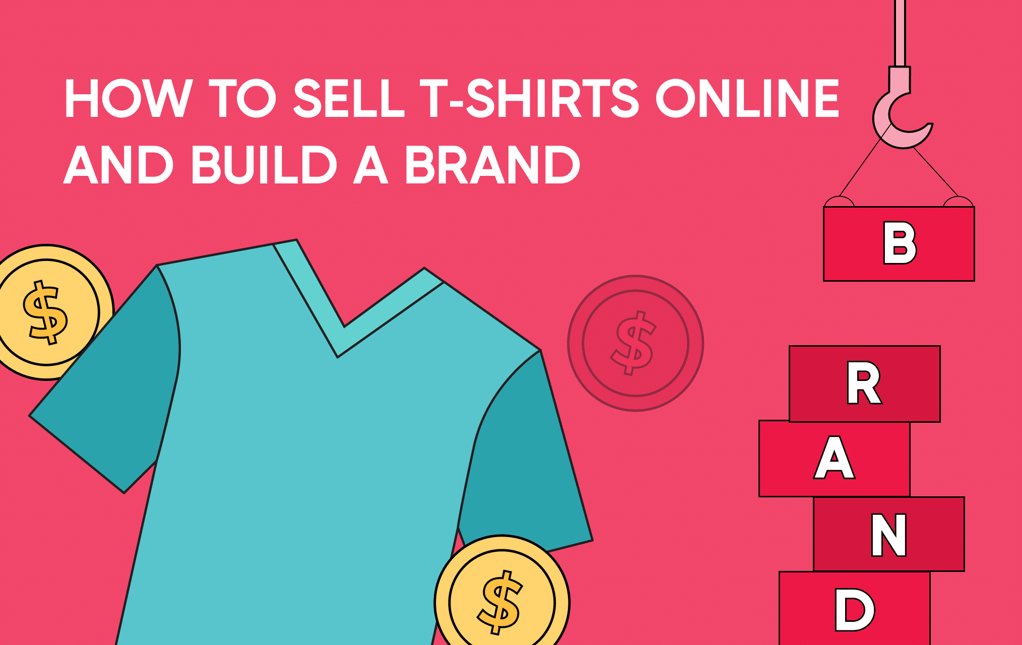 Learn how to start an online T-shirt business in 2024 with trends